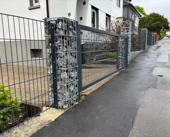 Gabionen und Steinzäune in Magdeburg - fachgerechte Ausführung vor Ort