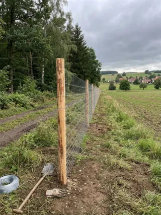 Wildzaun in Magdeburg - fachgerechte Ausführung vor Ort